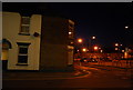 Strood at night: junction of Grove Rd and Station Rd in ME2 4QU