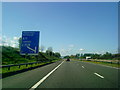 M74 approaching Junction 8 in ML9 3PN