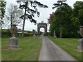 Charborough Park, Lion Gate in DT11 9EQ
