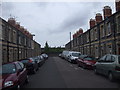 Refurbished terraced houses, Zinc St, Cardiff in Adamsdown Community