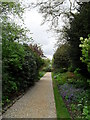 Path within the garden at Down House in BR6 7LE