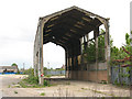 Derelict railway shed, Plumstead in SE18 1EQ