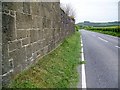 Wall beside the A30, Barber's Farm in SP3 5PH