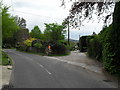 Junction of Sandy Lane and Bull Hill in GU33 7PQ