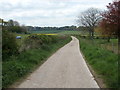 Lytchett Matravers, farm road in BH16 6BU