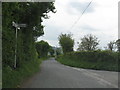 Lane junction at Little Stocking in HR4 8HG