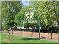Burgess Park entrance in SE17 2GG