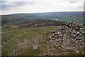 The cairn at the top of Calver Hill in Reeth, Fremington and Healaugh