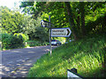 Road signs on A287 Millbridge in GU10 3BW