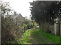 Footpath nearing Langford in GL7 3LT