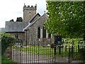 Entrance to St Michael's churchyard, Michaelstone-y-Fedw in Michaelstone-y-Fedw Community