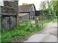 Derelict outbuildings at Clemsfold Farm in RH12 3PW