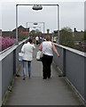 Market Street Footbridge over the Railway, Grimsby in DN32 0LP