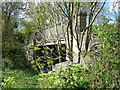 Overgrown railway bridge north of Roydon in PE32 1DY