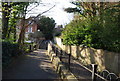 The end of St James's Rd in TN34 3XB
