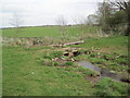 Footbridge over Bowbridge Burn near Watergate in NE19 2HZ