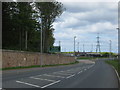 Looking towards a roundabout on the new section of the A68 in EH22 2PS