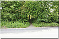 Footpath to Upper Moors Road from Brambridge in SO21 1UB