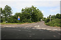 Kiln Lane junction with Highbridge Road in SO21 1UB