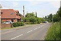 Western end of Church Lane, Brambridge in SO21 1UB