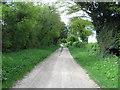 Track to Woodcote Farm in SO32 1JJ