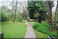 Landscaped garden near the church, Horsham in RH12 1GZ