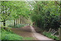 Footpath heading south, Horsham in RH12 1TE