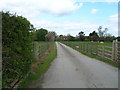 Track to Dunkenhill Farm in Cherry Burton