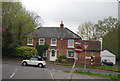 Junction of Pound Lane and A281, Manning's Heath in RH13 6GQ