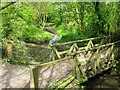 Footbridge at Greenslate Water Meadow in WN5 7BG