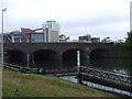 Railway bridge over the Taff, Cardiff in CF10 1XR
