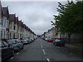 Mardy St, Grangetown, Cardiff, looking north in CF11 6QY