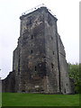 The NE tower of Crookston Castle in G53 7TX
