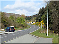 The A87 leaves Broadford in IV49 9AR