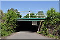 Looking underneath Bishon Road bridge in Bishton Community