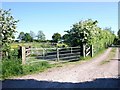 Farm gates near Watchbury Farm, Barford in CV35 8BX