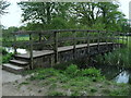Footbridge to Winchester College Playing Fields in SO23 9NP
