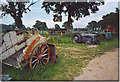 Old Farm Machinery at Brinsbury Campus. in North Heath