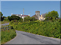 Road climbing towards Llanddewi Aberarth in SA46 0LJ