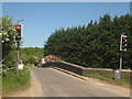 The A268 on the Newenden Bridge in TN18 5QG