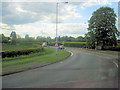 Road into Worcester from A449 at Claines roundabout in WR3 7RQ