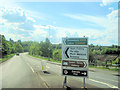 View from A442 along A458 from roundabout in WV15 5BY