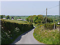 Minor road approaching Cilcennin in SA48 8RF
