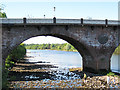 Low tide at Smeaton's Bridge in PH2 7DD