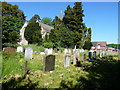 The graveyard at St Edward's church in SY5 7JD