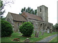 Church at Great Stukeley near Huntingdon in PE28 4AZ