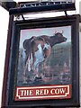 Sign for the Red Cow in ST9 0DT