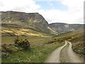 Road up Glen Lee in DD9 7YZ