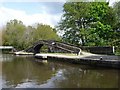 Bridge taking the Ashton towpath over the Peak Forest in OL6 7PR