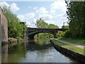 Railway bridge, northern end of the Peak Forest Canal in OL6 7PR